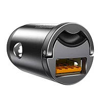 Зарядное устройство в авто Baseus Tiny Star Mini PPS Car Charge USB Port 30W QC 3.0 USB 5A (VCHX-B0G) Grey