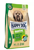 Корм Хеппи Дог Натур Крок мини - корм для собак мини пород с ягненком и рисом 4 кг