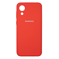 Чохол Silicone Case Premium для Samsung Galaxy A03 Core Red