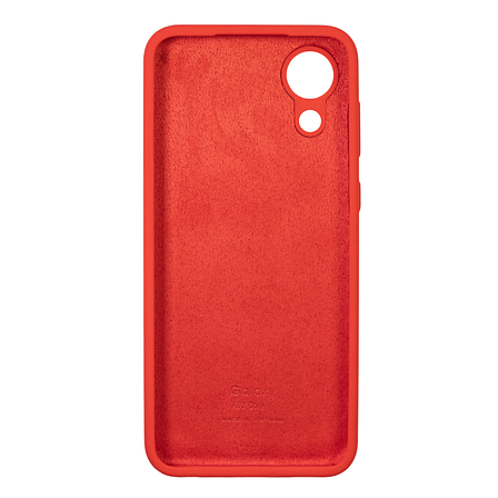Чохол Silicone Case Premium для Samsung Galaxy A03 Core Red, фото 2