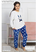 Плюшевая пижама для девочки велсофт