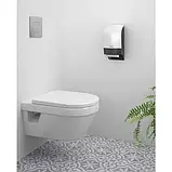 Пластиковий диспенсер KATRIN 90120 Inclusive Centerfeed M Dispenser, рулон, центральна витяжка, білий, фото 5