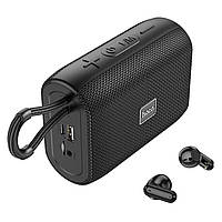 Беспроводная колонка HOCO HC15 Poise 2-in-1 Sports Speaker With BT Bluetooth Headset Black