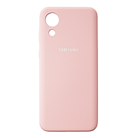 Чохол Silicone Case Premium для Samsung Galaxy A03 Core Pink Sand