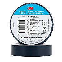 Изолента 3M Temflex 165 (19 мм х 20 м х 0,15 мм) Черная