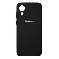 Чохол Silicone Case Premium для Samsung Galaxy A03 Core Black