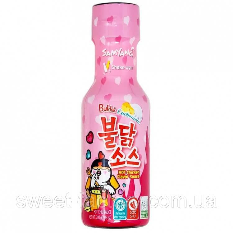 Соус Samyang Buldak Hot Chicken Sauce Carbonara 200g, фото 1
