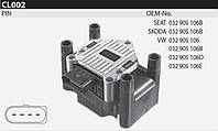Катушка зажигания Tesla CL 002 для AUDI, A1 (8X1), A1 Sportback (8XA), A2 (8Z0), A3 Sportback II (8PA), A3 II