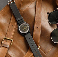 Тактические мужские часы Водостойкие наручные часы GoldenHour Water Спортивний чоловічий годинник Чорний