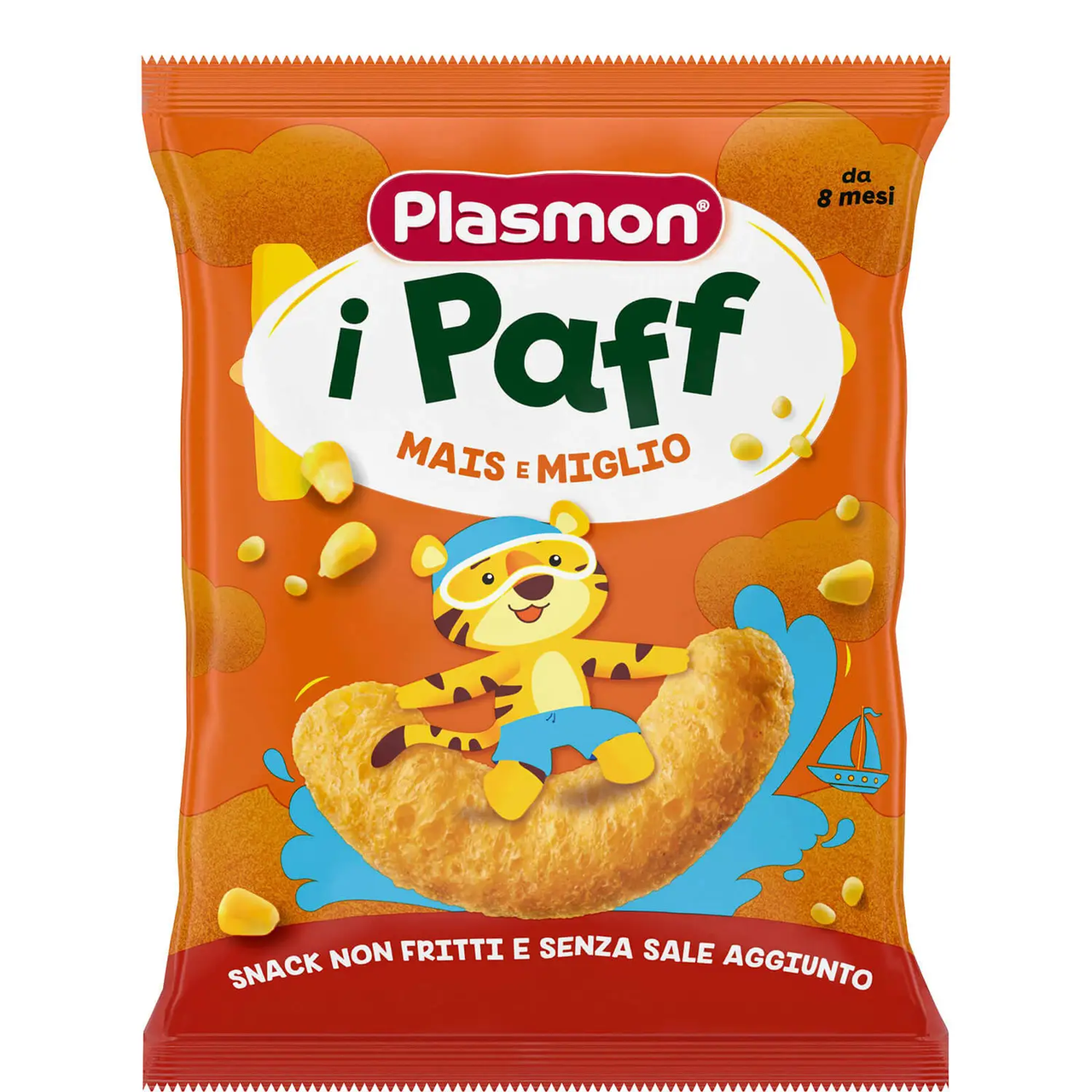 Снеки з кукурудзи то пшона “Baby Puffs”, Plasmon 15 г термін 09.01.2024
