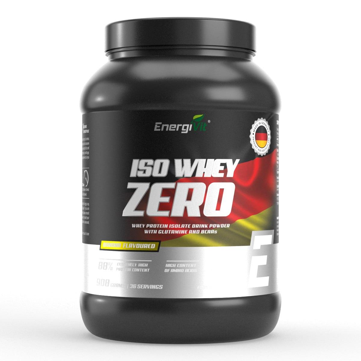 Купити протеїн - Ізолят сироваткового протеїну - EnergiVit ISO Whey Zero Protein 900 грам