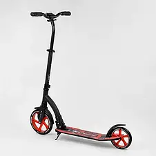 Самокат Best Scooter 40860 (складний, амортизатор, підніжка, PU колеса, на підшипниках ABEC 7), фото 4