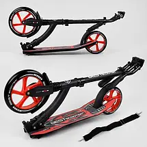 Самокат Best Scooter 40860 (складний, амортизатор, підніжка, PU колеса, на підшипниках ABEC 7), фото 5