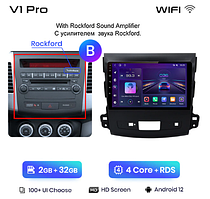 Junsun 4G Android магнітолу для Mitsubishi Outlander XL2 2005-2011 Peugeot 4007 для Citroen C-Crosser WIFI (2GB 32GB)+ canbus
