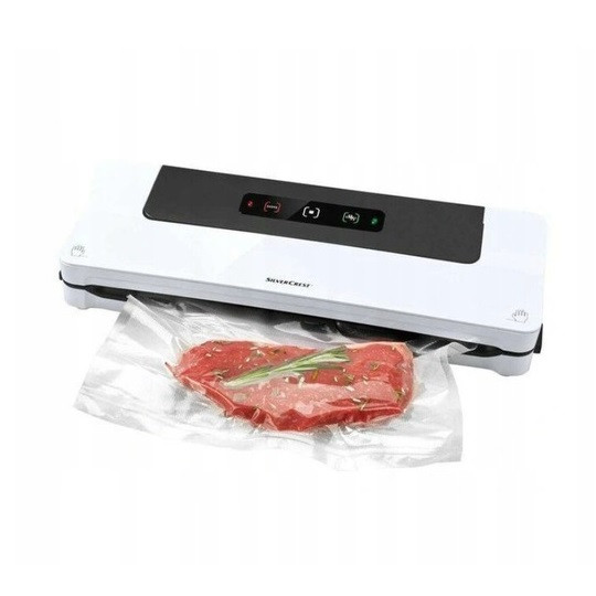Вакуумний пакувальник Silver Crest Vakuumierer 120 В + 1 рулон 3 м, Білий (SFS 120 V1)