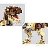 Конструктор Panlos 612002 "Динозавр Тиранозавр Рекс і скелет" 906 деталей, фото 6