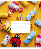 Тетрадь в клетку 12 листов Яркая жизнь