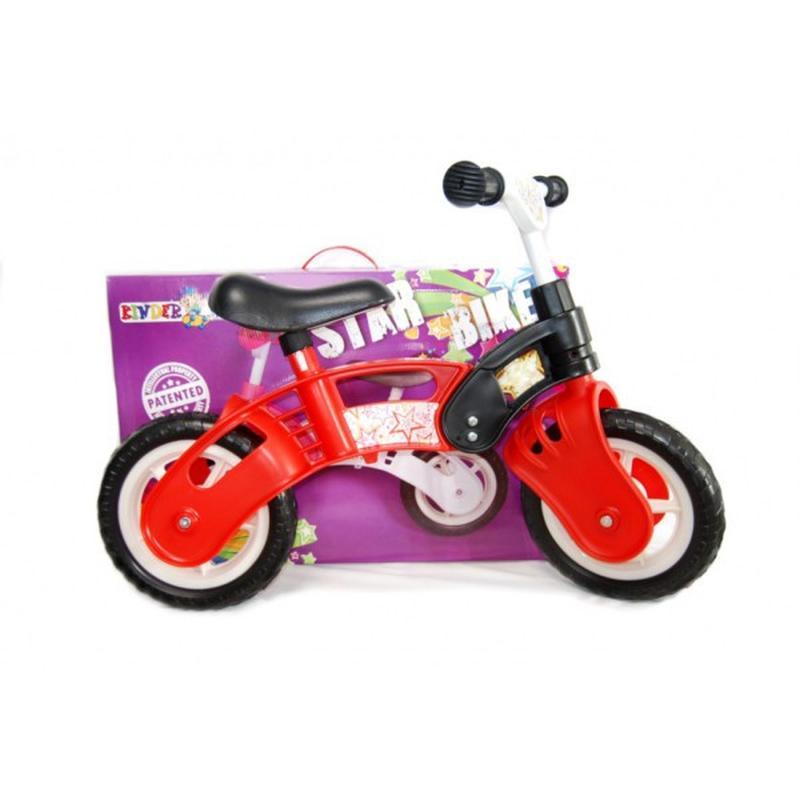 Велобіг чорний/червоний, STAR BIKE, колеса 10", EVA, в кор. 60*40*13см, ТМ KINDER WAY, Україна