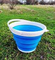 Ведро, посуда для отдыха и туризма, туристическое складное Collapsible Bucket 5 литров.