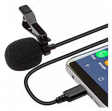 Петличний мікрофон Type-C, 1.5м, фото 6