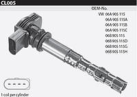 Котушка запалювання Tesla CL 005 для AUDI A3 (8L1), A4 (8D2, B5)/(8E2, B6)/(8EC, B7)/(8D5, B5)/(8E5, B6)/(8ED, B7)/Cabriolet, A6