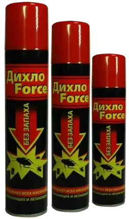 Дихлофорс / ДихлоForce, 300 мл — без запаху, знищення тарганів, мух, мурах, фото 1