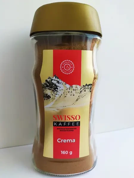Кава розчинна Swisso Kaffee Crema з/б 160 г