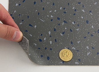 Відріз 2м, Автолінолеум темно-сірий "Мозаїка", шир. 2.0 м, лінолеум автомобільний Туреччина