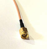 Антенний перехідник SMA Male / F Female для 3G/4G роутерів Huawei та інших бежевий, фото 2