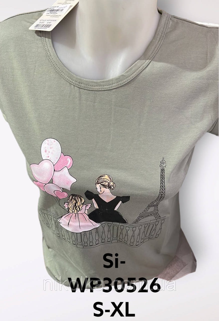 Жіночі футболки оптом, S-XL рр., арт. Si-WP30526