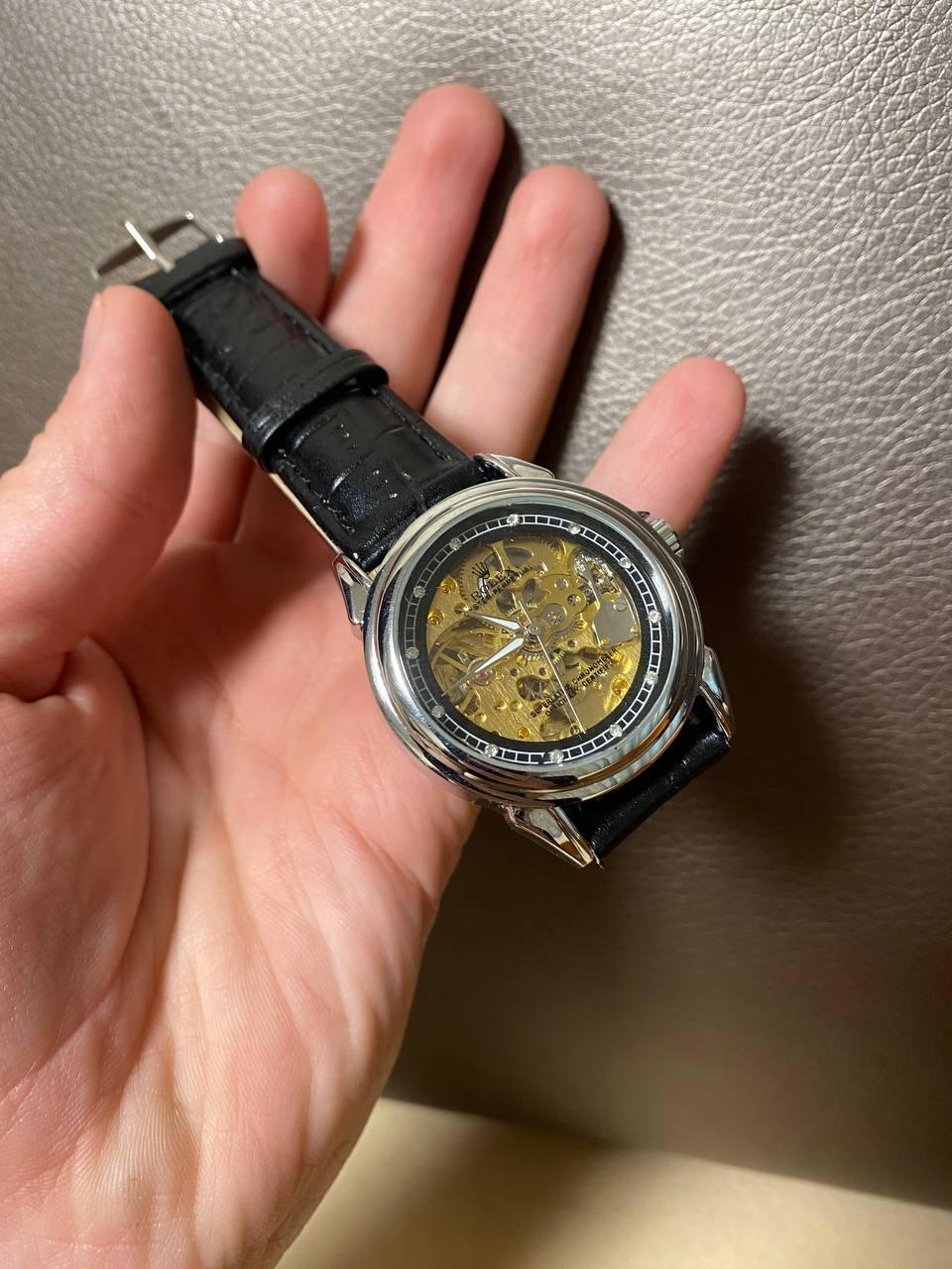 Чоловічий механічний годинник Rolex (Ролекс), золото 1:1