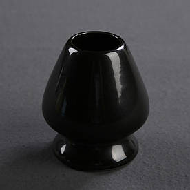 Кусенаоші підставка під вінчик для матчі Чорний Кераміка