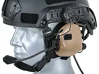 Тактические наушники Earmor M32H с креплением под шлем