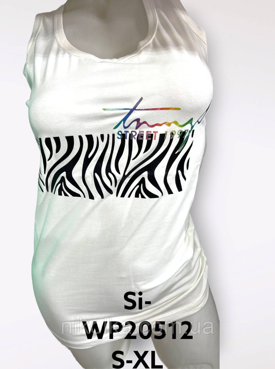 Жіночі майки оптом, S-XL рр., арт. Si-WP20512