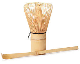 Набір для матчі Вінчик (Часен) + Ложка (Часаку) Бамбук