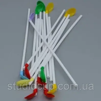 Трубочка-ложечка 21 см (50 шт.)