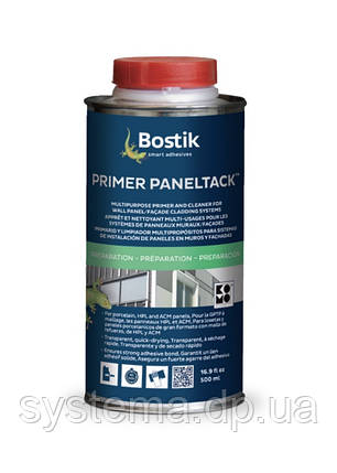 Bostik Primer Paneltack 500 мл Праймер реактив. для фасадних панелей, прозр., фото 1