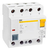 Реле захисного вимикання ВД1-63 4Р 25А 30мА ІЕК