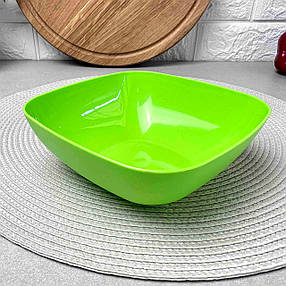 Глибока пластикова квадратна тарілка 150*150*55 мм Алеана, фото 2