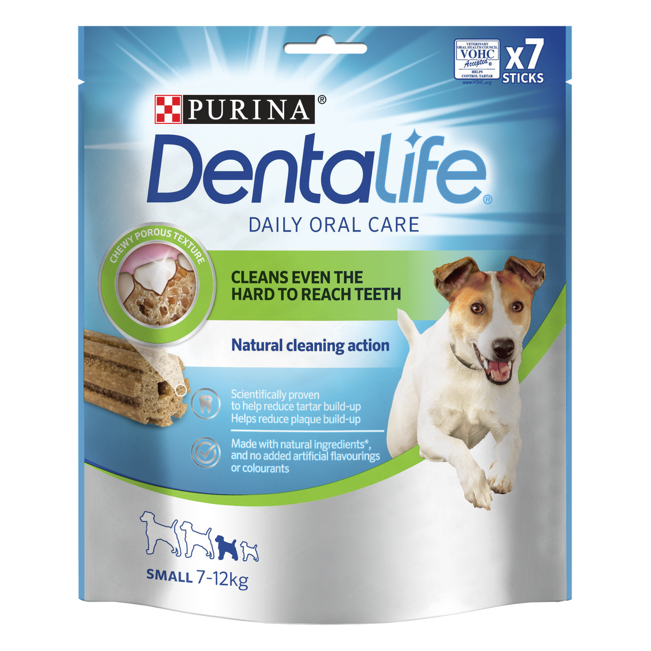 Лакомство DENTALIFE (Денталайф) Small для взрослых собак мелких пород, для здоровья зубов и десен 115 г - фото 1 - id-p1689088175