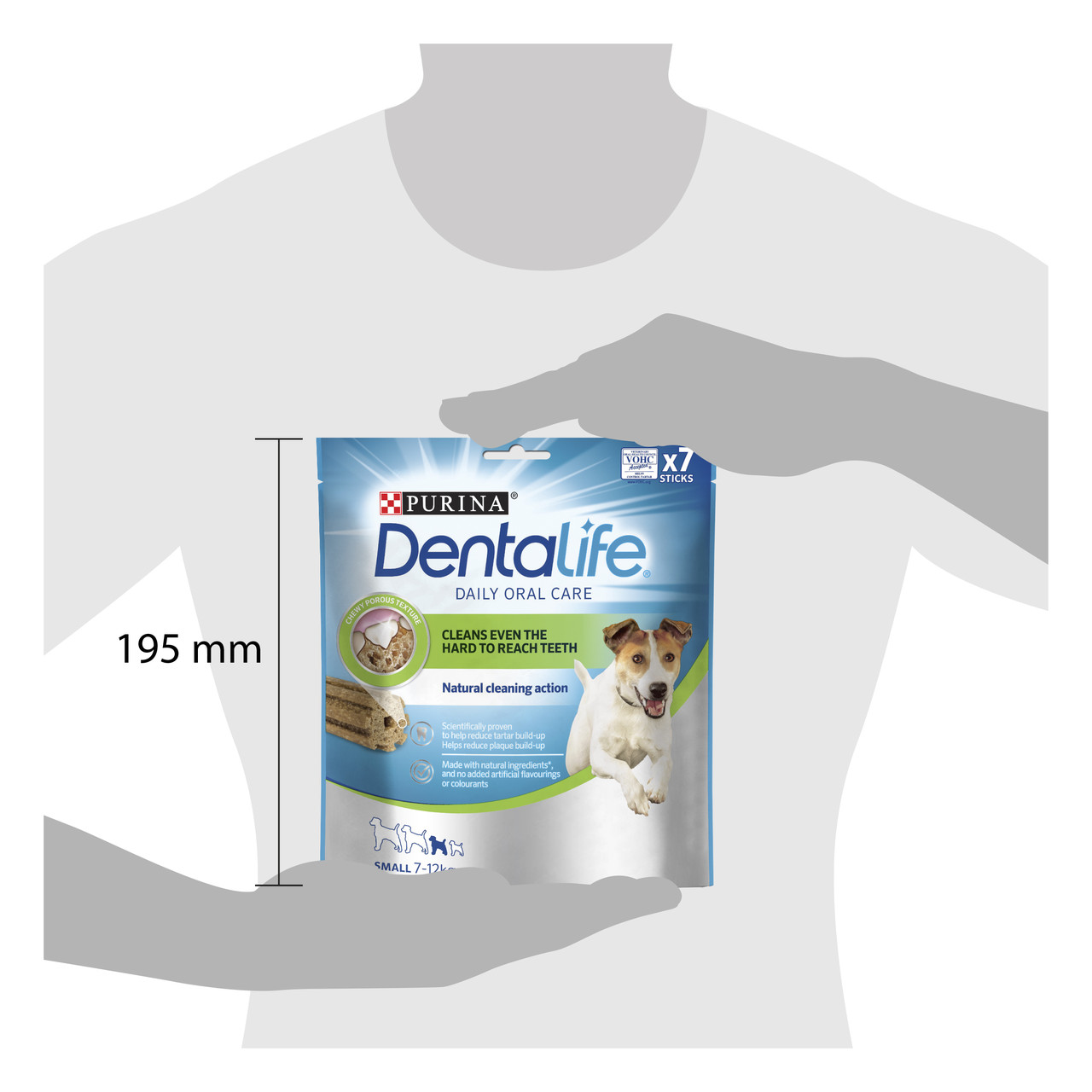 Лакомство DENTALIFE (Денталайф) Small для взрослых собак мелких пород, для здоровья зубов и десен 115 г - фото 2 - id-p1689088175