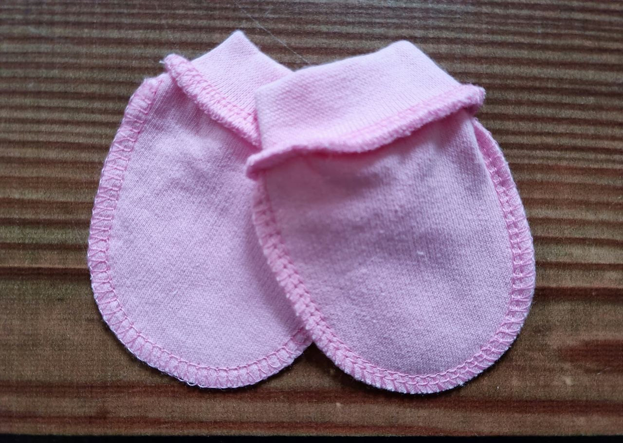 Літні царапки для новонароджених (кулір) рожеві - фото 1 - id-p1872781153