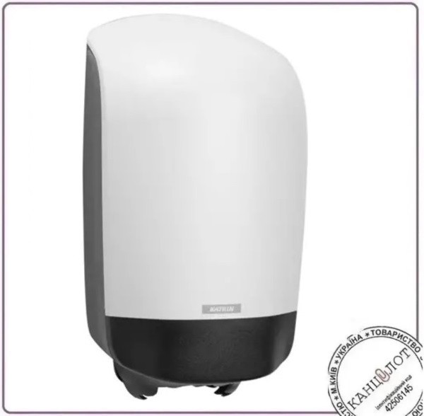 Пластиковий диспенсер KATRIN 90106 Inclusive Centerfeed S Dispenser лист рушник, білий, фото 1