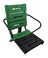 Крісло дитяче на багажник метал/пластик зелене