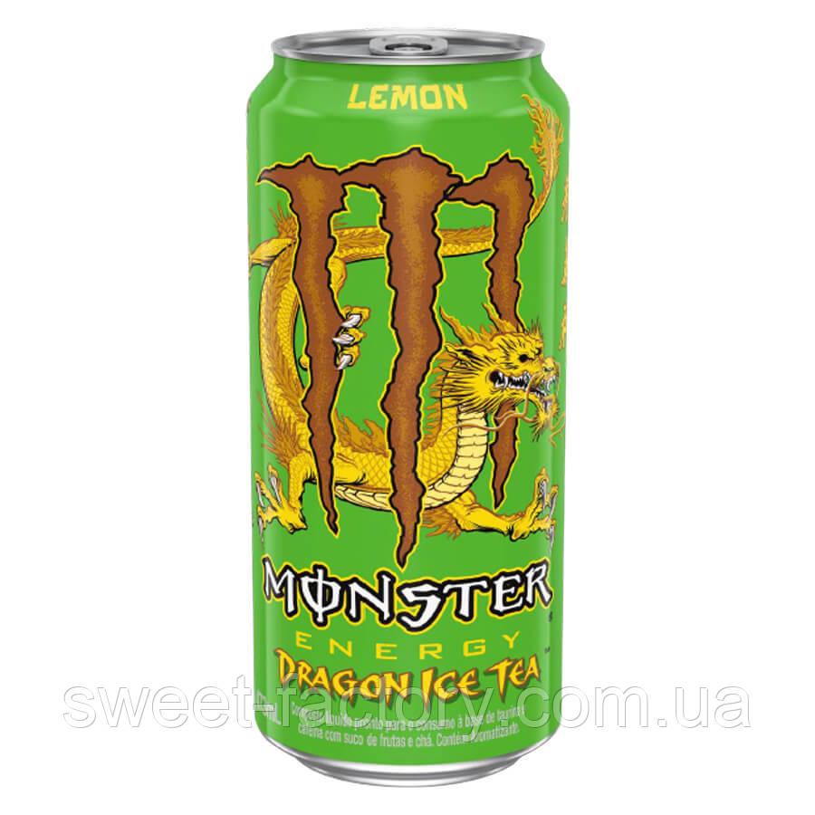 Енергетик Monster Energy Dragon Ice Tea Lemon USA 473ml, фото 1