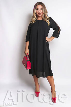 Стильна жіноча сукня, тканина "Креп-Шифон " 50, 52, 56 розмір 50, фото 1