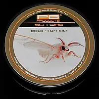 ПОВОДКОВЫЙ МАТЕРИАЛ PB PRODUCTS SILK WIRE 20LB SILT 10М