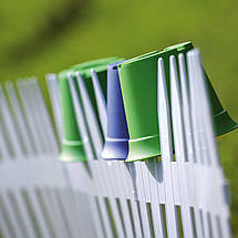 Садова огорожа Prosperplast GARDEN CLASSIC, біла, 3,5 м, фото 3