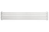 Горизонтальний дизайнерський радіатор опалення ARTTIDESIGN Sora 5/320/1800 білий матовий, фото 5