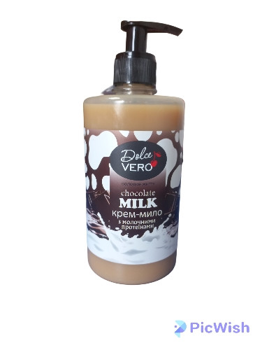 Крем-мило Dolce Vero CHOCOLATE Milk з молочними протеїнами 500 мл